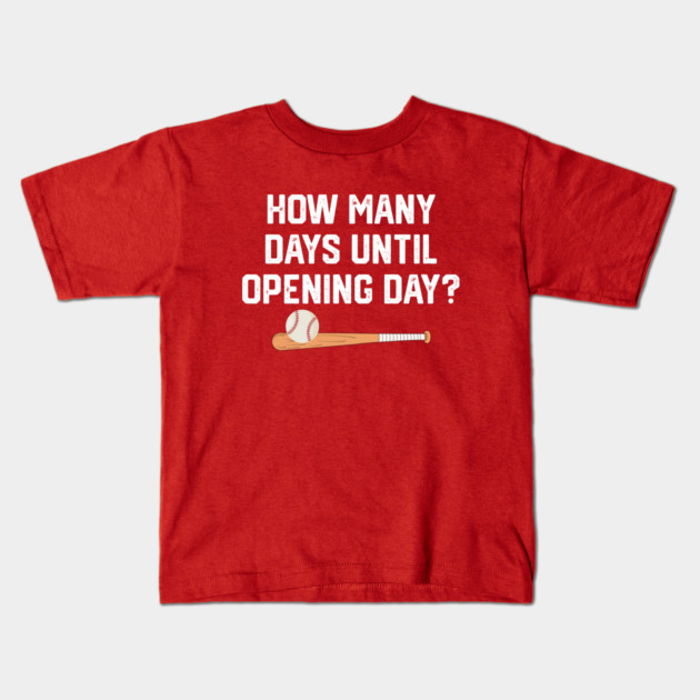 How Many Days Til Spring Training? Kids T-Shirt by Litehouse Tees