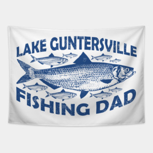 Lake Guntersville Fishing Dad Tapestry