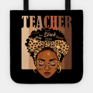 Black Teacher Magic Tote