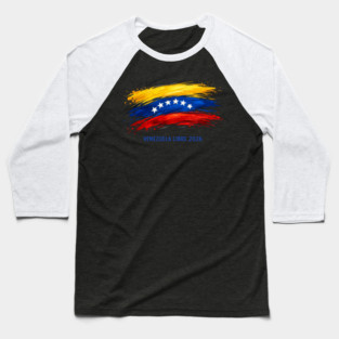 Venezuela Libre 2026 Venezuelan Patriot Baseball T-Shirt
