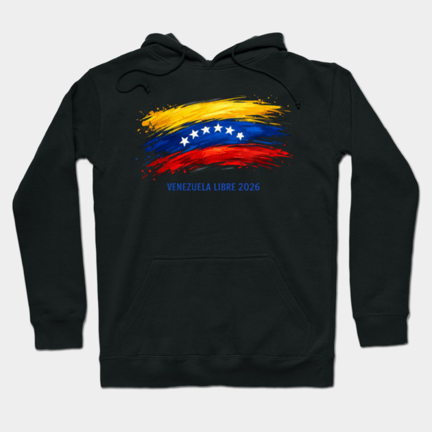 Venezuela Libre 2026 Venezuelan Patriot Hoodie by ArtistTee ⭐⭐⭐⭐⭐
