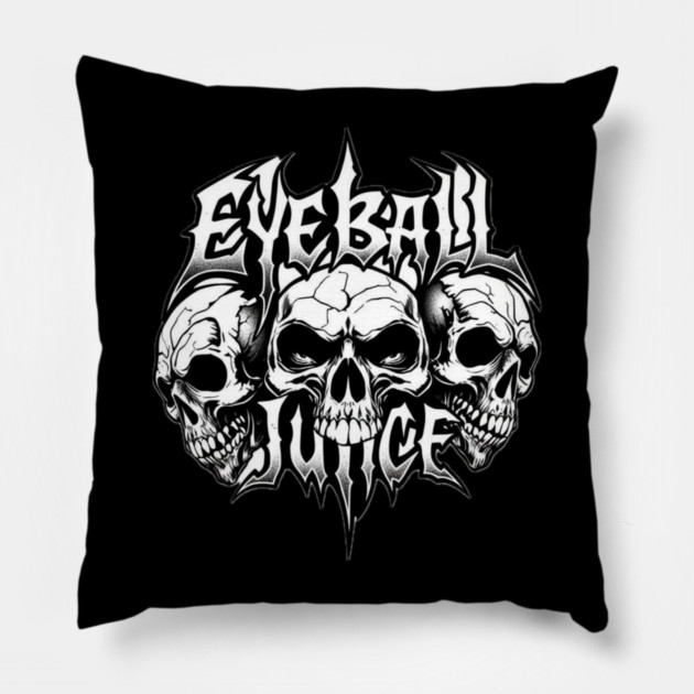 Eyeball Juice Pillow by Lou Johnson