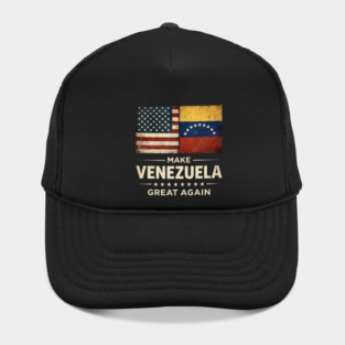 Make-Venezuela-Great-Again-US-Venezuela-Flag Hat