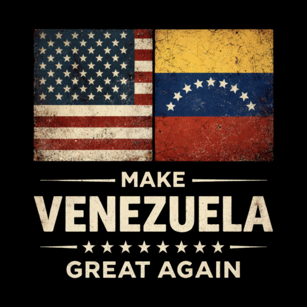Make-Venezuela-Great-Again-US-Venezuela-Flag by ArtistTee ⭐⭐⭐⭐⭐