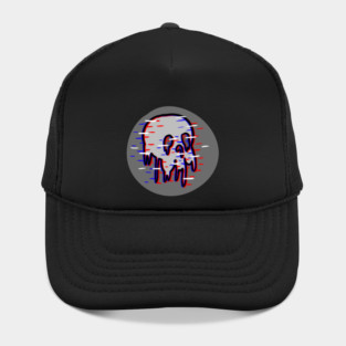 Glitch Skull Hat