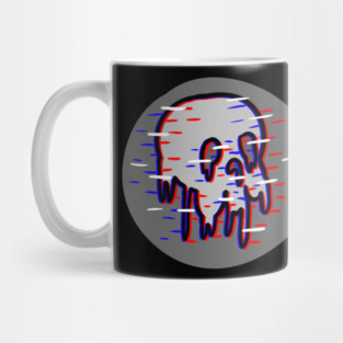 Glitch Skull Mug