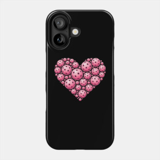 Pickleball Heart Lover Sport Phone Case