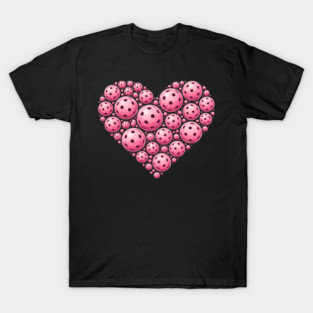 Pickleball Heart Lover Sport T-Shirt