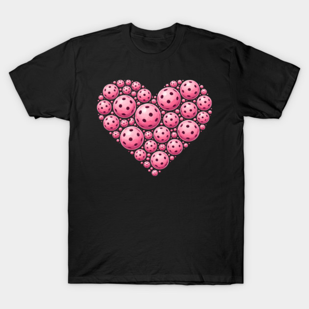 Pickleball Heart Lover Sport T-Shirt by ArtistTee ⭐⭐⭐⭐⭐