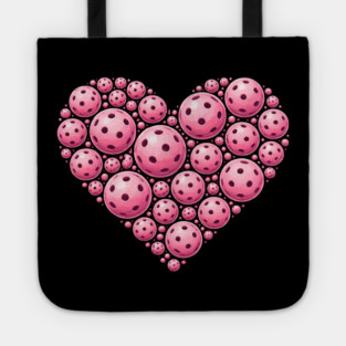 Pickleball Heart Lover Sport Tote