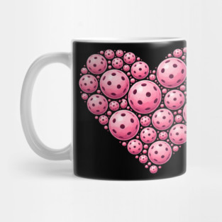 Pickleball Heart Lover Sport Mug