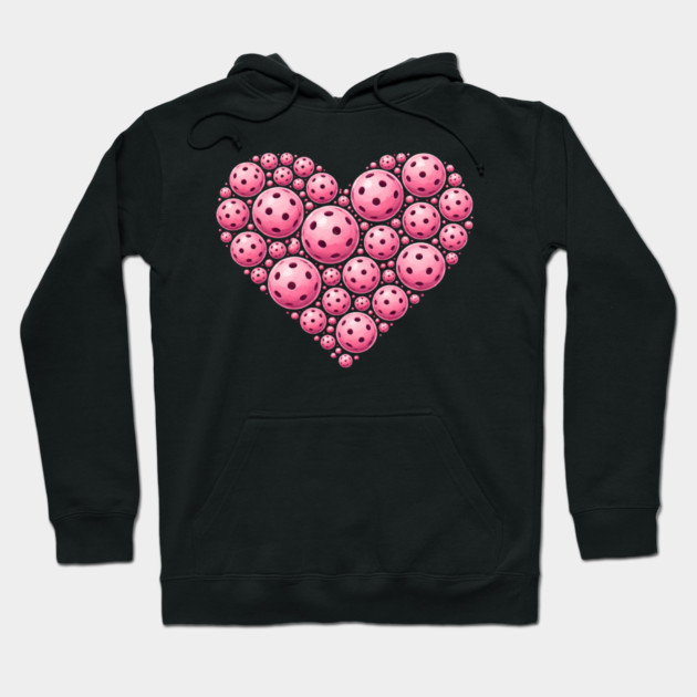 Pickleball Heart Lover Sport Hoodie by ArtistTee ⭐⭐⭐⭐⭐