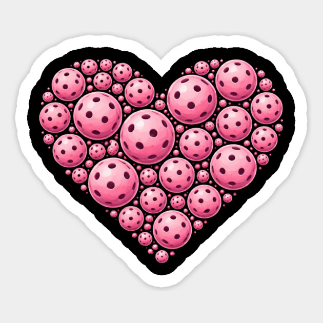 Pickleball Heart Lover Sport Magnet by ArtistTee ⭐⭐⭐⭐⭐
