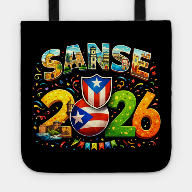 Sanse 2026 A Recorrer Puerto Rico Tote by ArtistTee ⭐⭐⭐⭐⭐