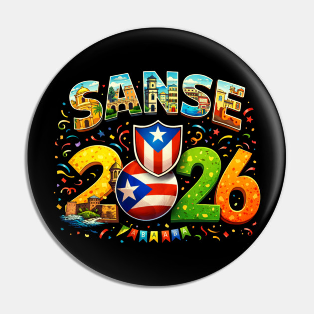 Sanse 2026 A Recorrer Puerto Rico Pin by ArtistTee ⭐⭐⭐⭐⭐