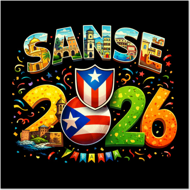 Sanse 2026 A Recorrer Puerto Rico Wall Art by ArtistTee ⭐⭐⭐⭐⭐