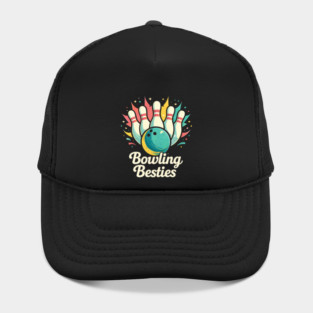 Bowling Besties Bowling Lover Friend Gift Hat