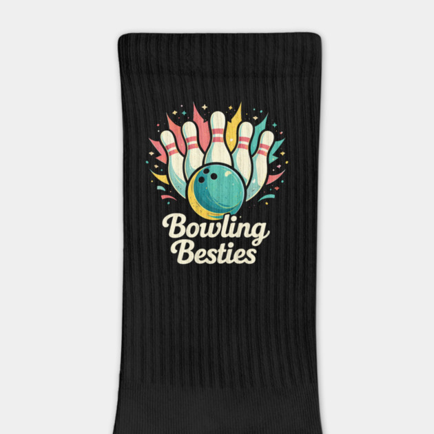 Bowling Besties Bowling Lover Friend Gift by ArtistTee ⭐⭐⭐⭐⭐