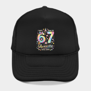 I Was 67 Now I'm Awesome Since 2019 Birthday Hat