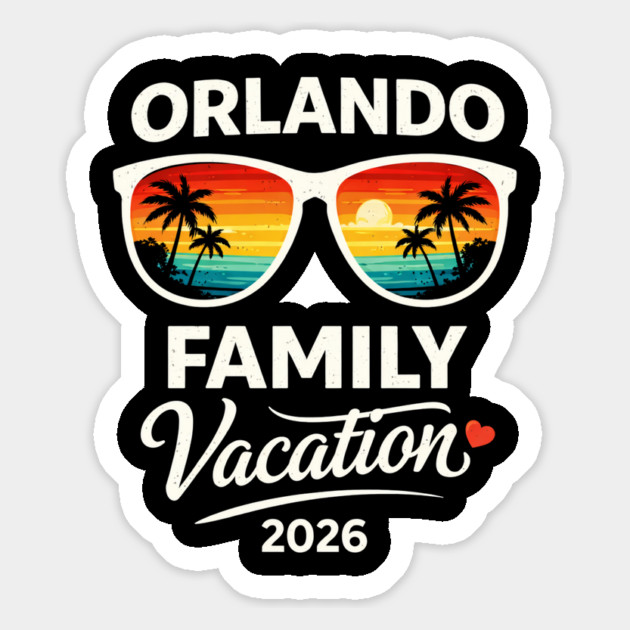 Orlando Family Vacation 2026 Magnet by ArtistTee ⭐⭐⭐⭐⭐