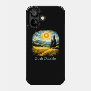 Gogh Outside Art Lover Painting Phone Case