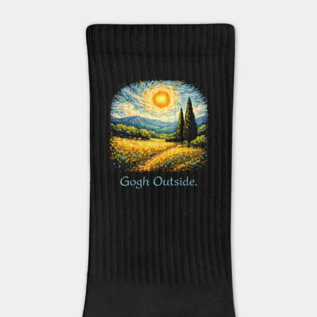 Gogh Outside Art Lover Painting by ArtistTee ⭐⭐⭐⭐⭐