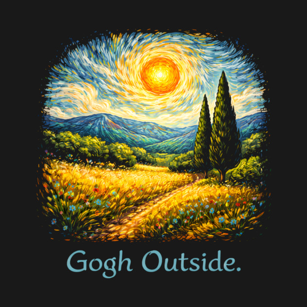 Gogh Outside Art Lover Painting by ArtistTee ⭐⭐⭐⭐⭐