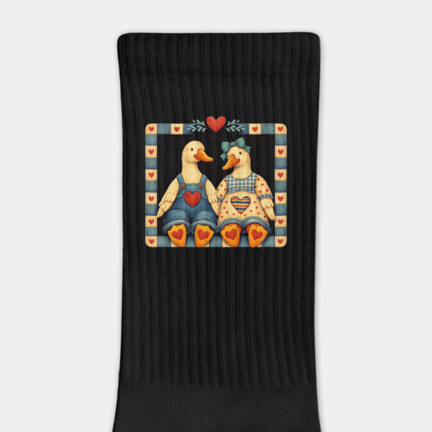 Duck Couple Valentine's Day Love Birds Romance by ArtistTee ⭐⭐⭐⭐⭐