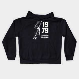 1979 Limited Edition Tennis Birthday Gift Kids Hoodie