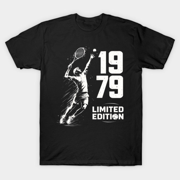 1979 Limited Edition Tennis Birthday Gift T-Shirt by ArtistTee ⭐⭐⭐⭐⭐