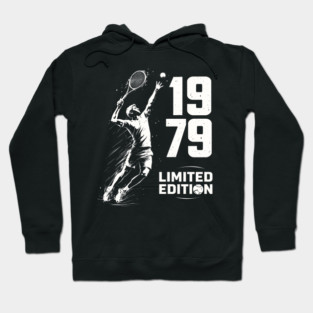 1979 Limited Edition Tennis Birthday Gift Hoodie