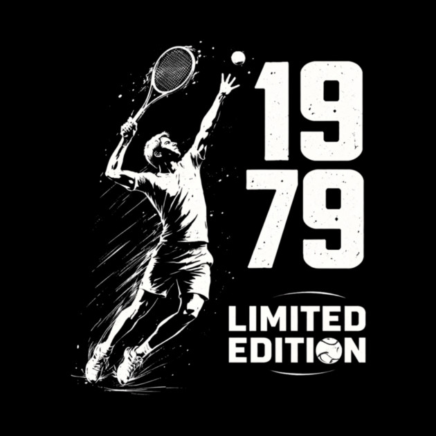 1979 Limited Edition Tennis Birthday Gift by ArtistTee ⭐⭐⭐⭐⭐