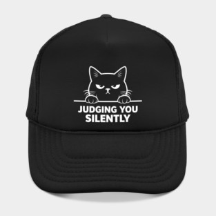 Judging You Silently Grumpy Cat Lover Hat
