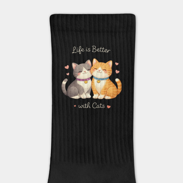 Life Is Better With Cats Cat Lover by ArtistTee ⭐⭐⭐⭐⭐