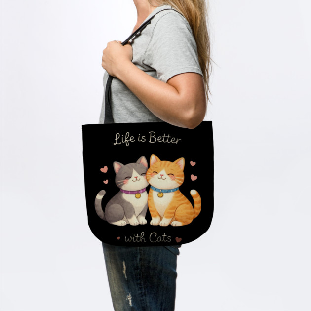 Life Is Better With Cats Cat Lover by ArtistTee ⭐⭐⭐⭐⭐