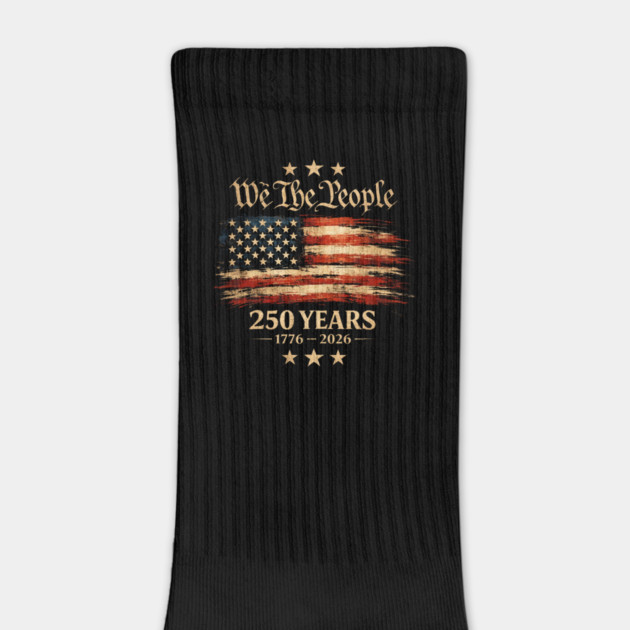 We The People 250 Years 1776-2026 Patriotic American Flag by ArtistTee ⭐⭐⭐⭐⭐
