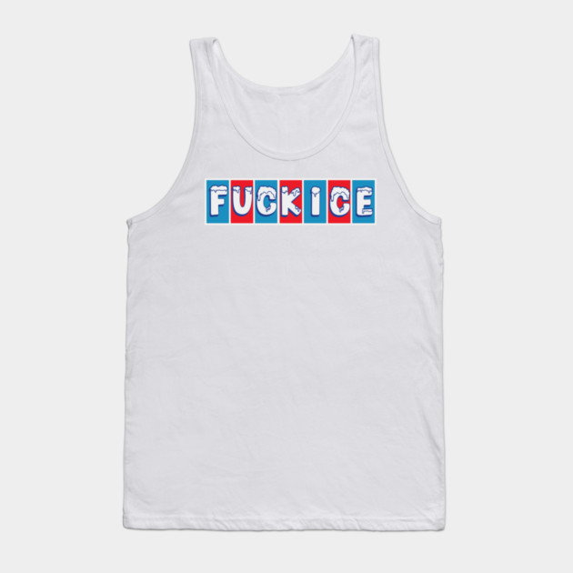 F ICE Tank Top by Shit Post Hero