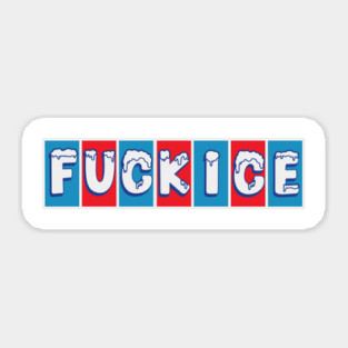 F ICE Sticker