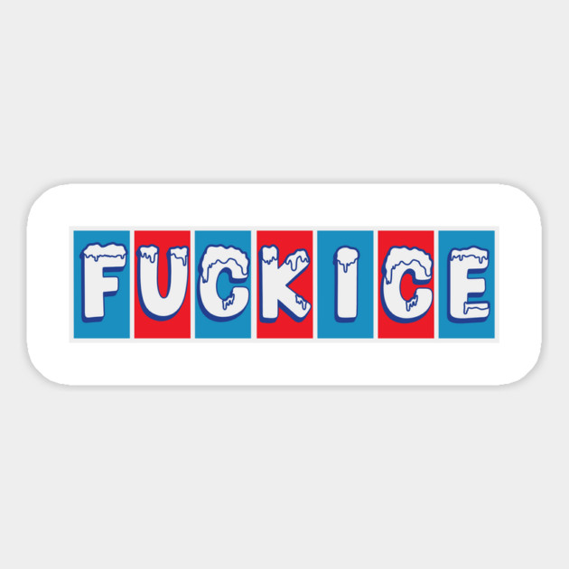 F ICE Magnet by Shit Post Hero