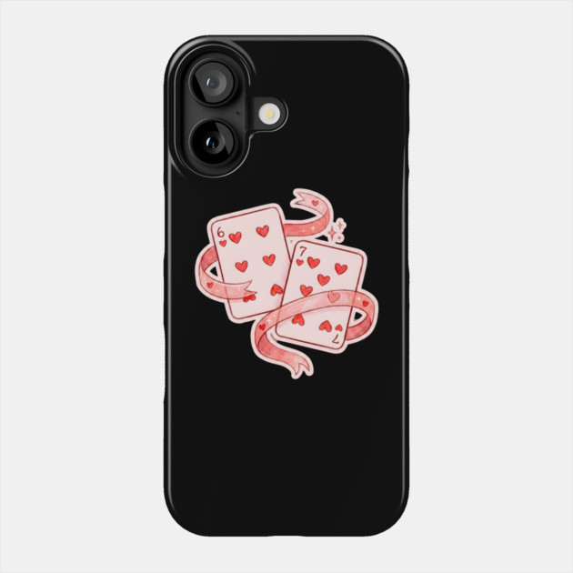67 Valentine's Day Phone Case by Creatifly Graphic Tees