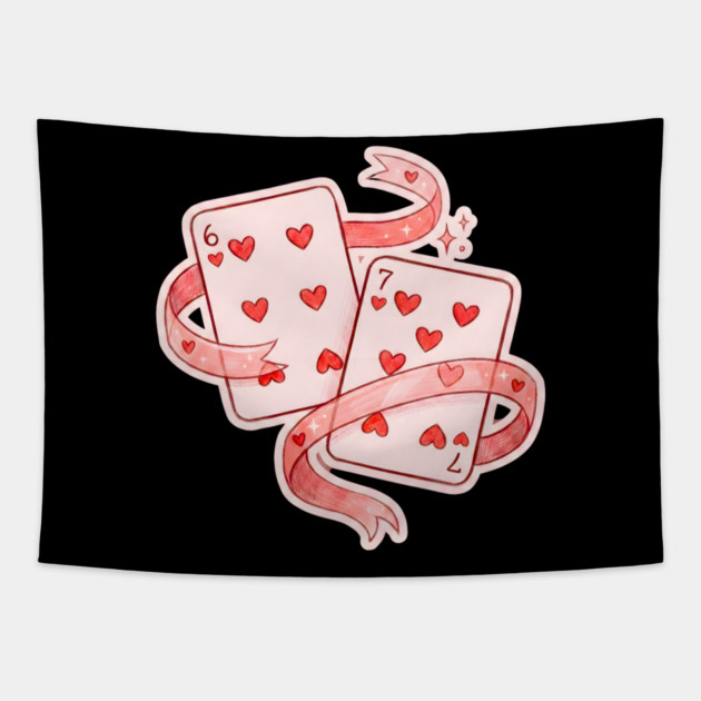 67 Valentine's Day Tapestry by Creatifly Graphic Tees