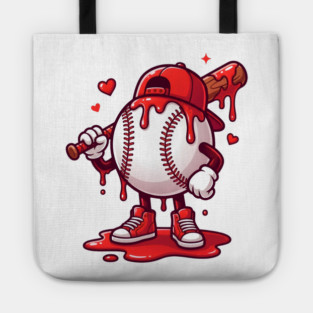 Baseball Drip Ice cream For Valentine's Day Tote