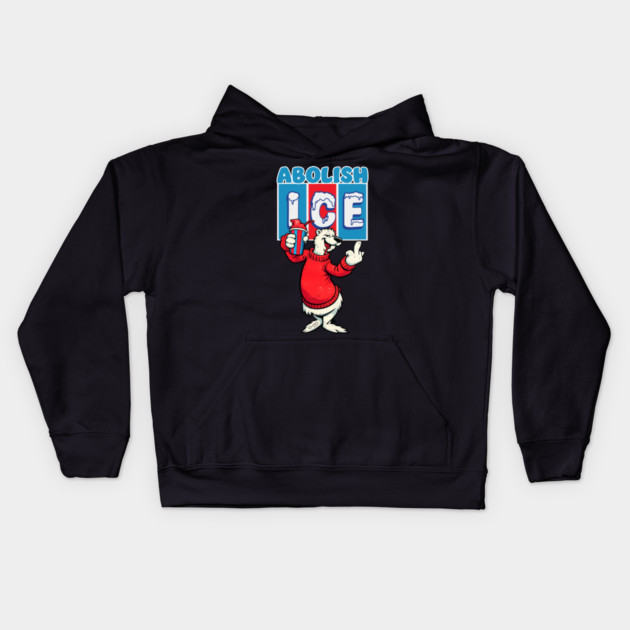 Abolish ICE Kids Hoodie by Shit Post Hero