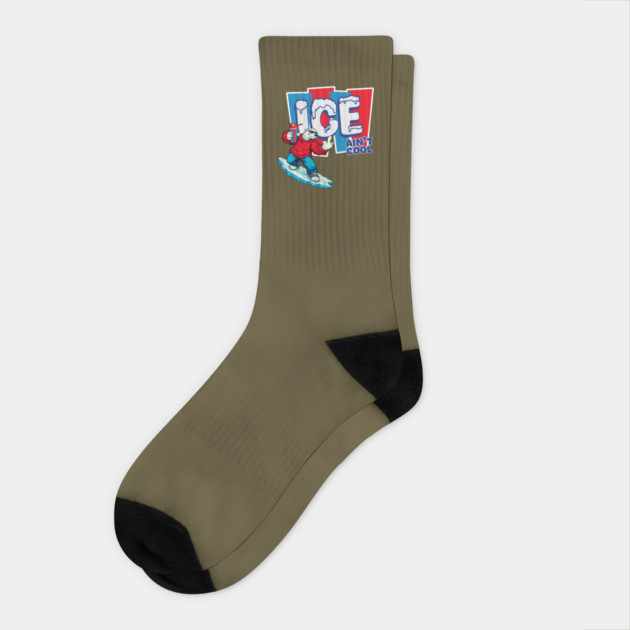 ICE Ain't Cool Socks by Shit Post Hero