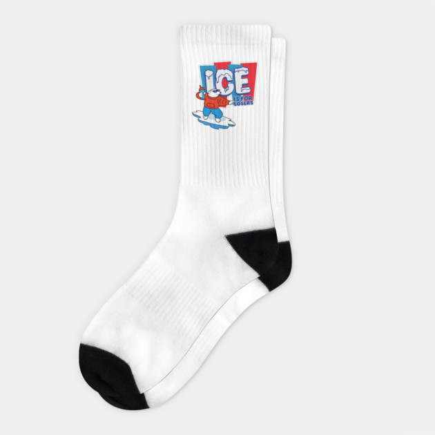 ICE Is For Losers Socks by Shit Post Hero