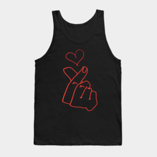 Finger Heart Love Gesture Tank Top