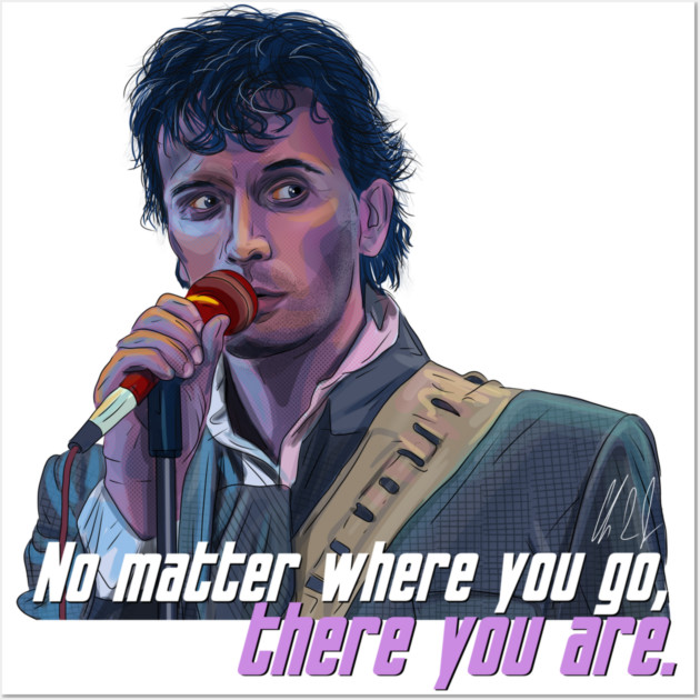 Buckaroo Banzai: No Matter Where You Go Wall Art by 51Deesigns