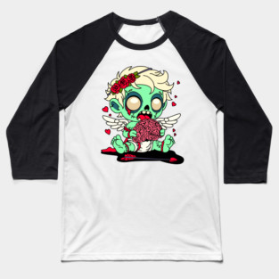 Zombie Cupid Baseball T-Shirt