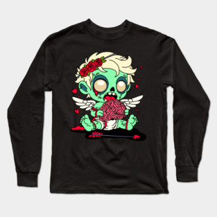 Zombie Cupid Long Sleeve T-Shirt