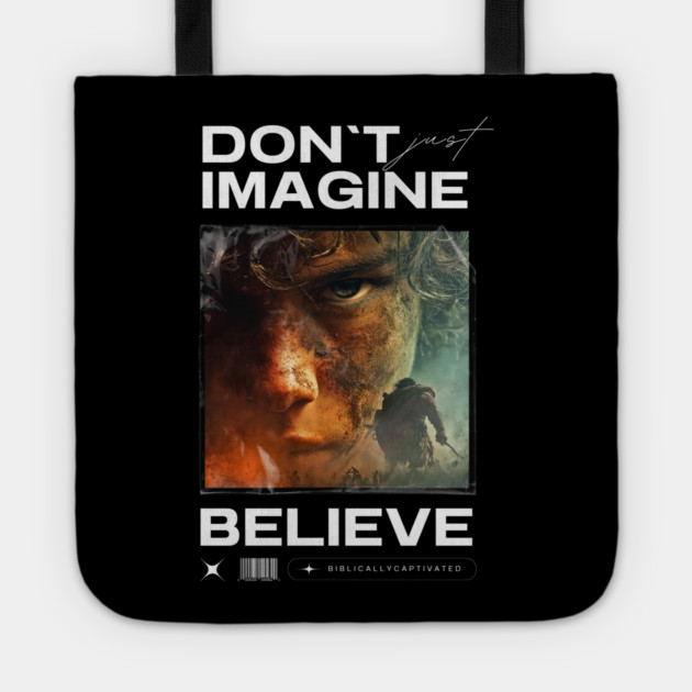 Faith. Imagine. Believe. Tote by Simon's Store 7